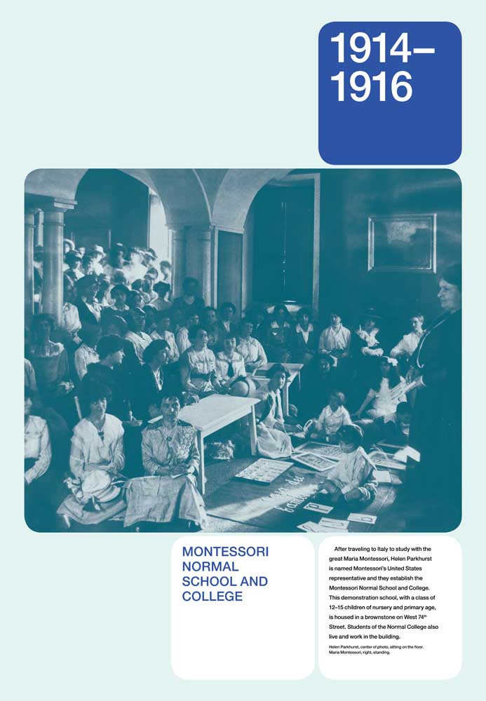 1914-1916—Montessori Normal School and College