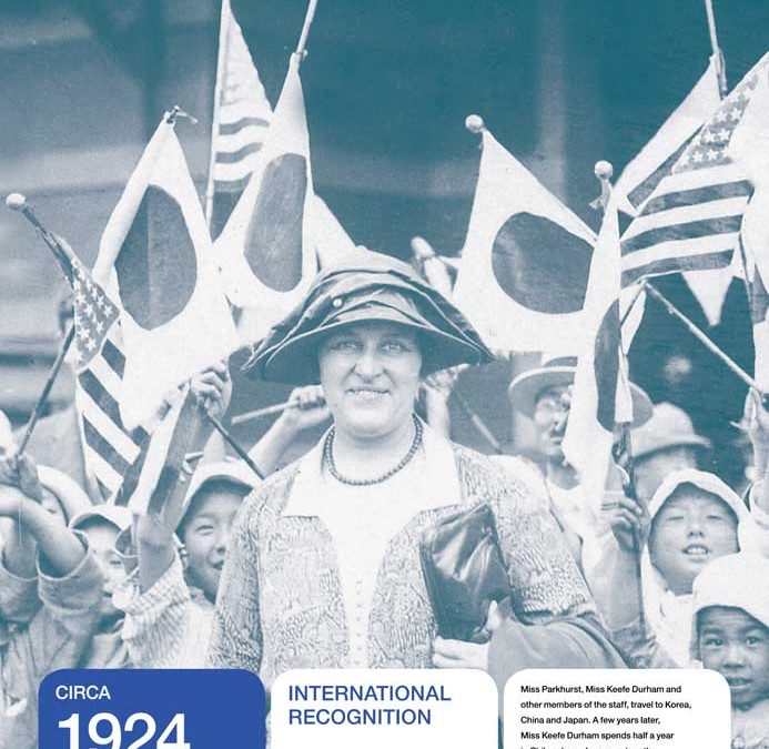 circa 1924: INTERNATIONAL RECOGNITION