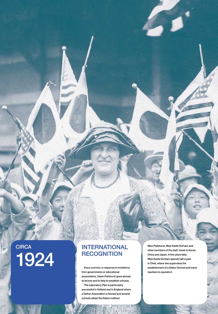 circa 1924: INTERNATIONAL RECOGNITION
