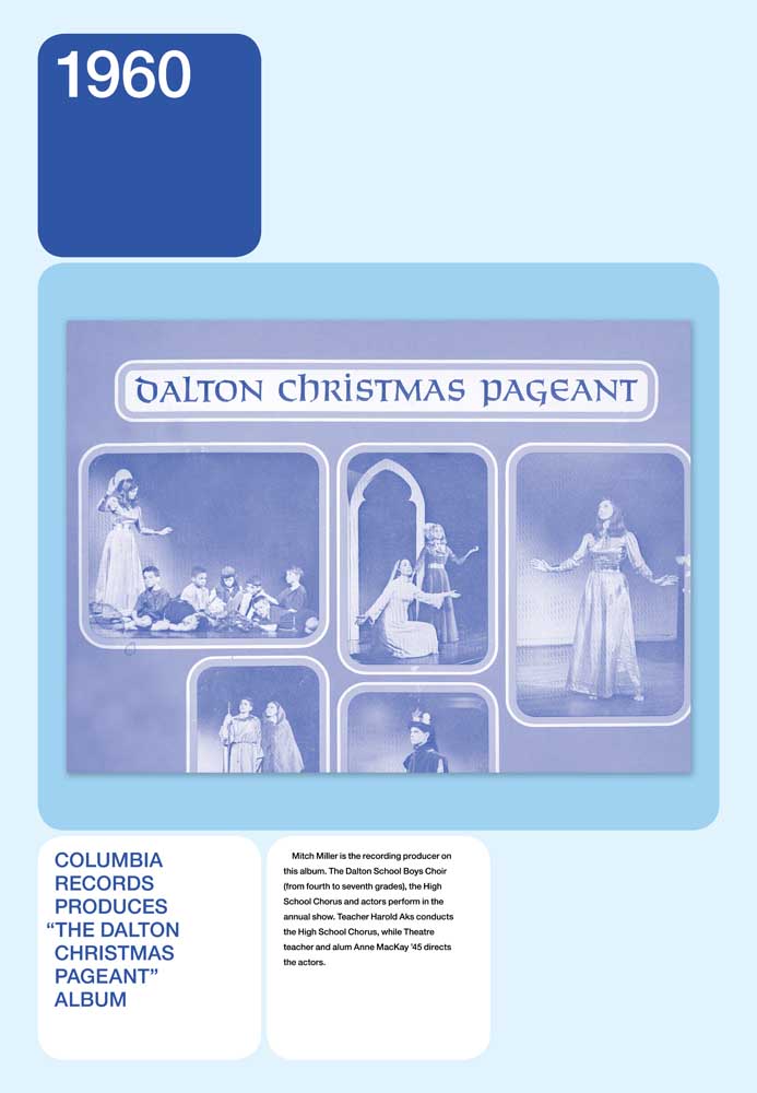 1960: COLUMBIA RECORDS PRODUCES “THE DALTON CHRISTMAS PAGEANT” ALBUM