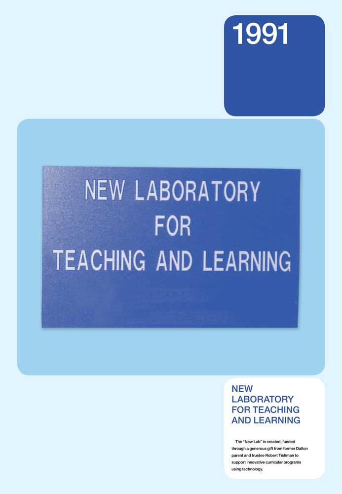 1991: NEW LABORATORY FOR TEACHING AND LEARNING