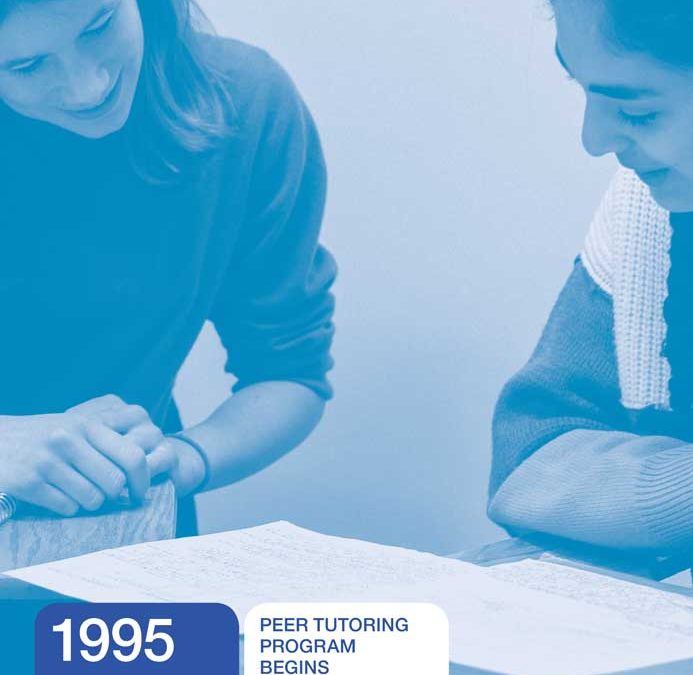 1995: PEER TUTORING PROGRAM BEGINS