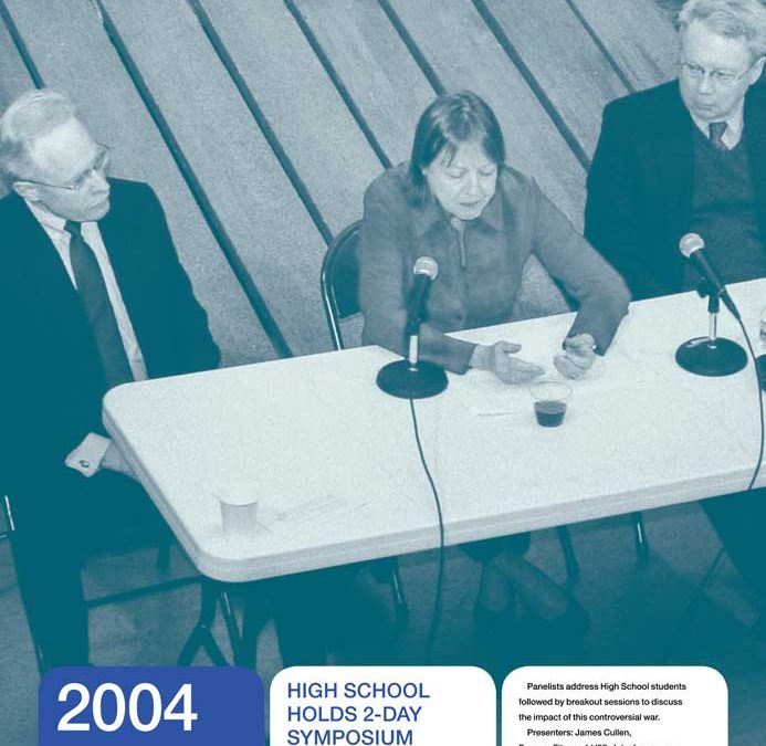 2004: HIGH SCHOOL HOLDS 2-DAY SYMPOSIUM ON THE VIETNAM WAR