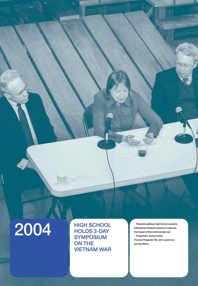 2004: HIGH SCHOOL HOLDS 2-DAY SYMPOSIUM ON THE VIETNAM WAR
