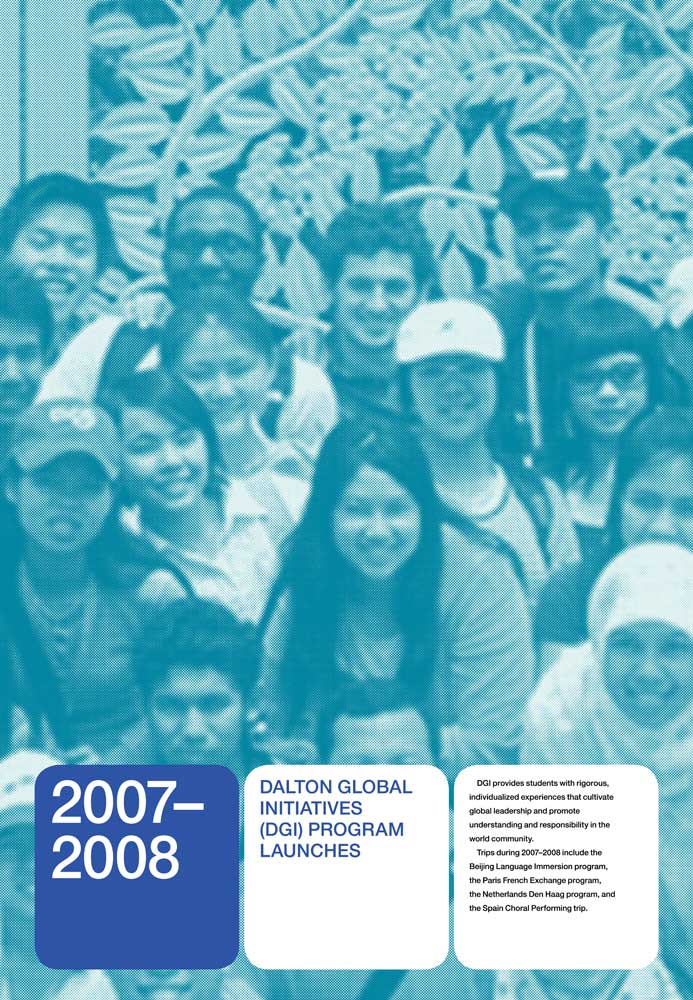 2007–2008: “DALTON GLOBAL INITIATIVES (DGI) PROGRAM LAUNCHES”